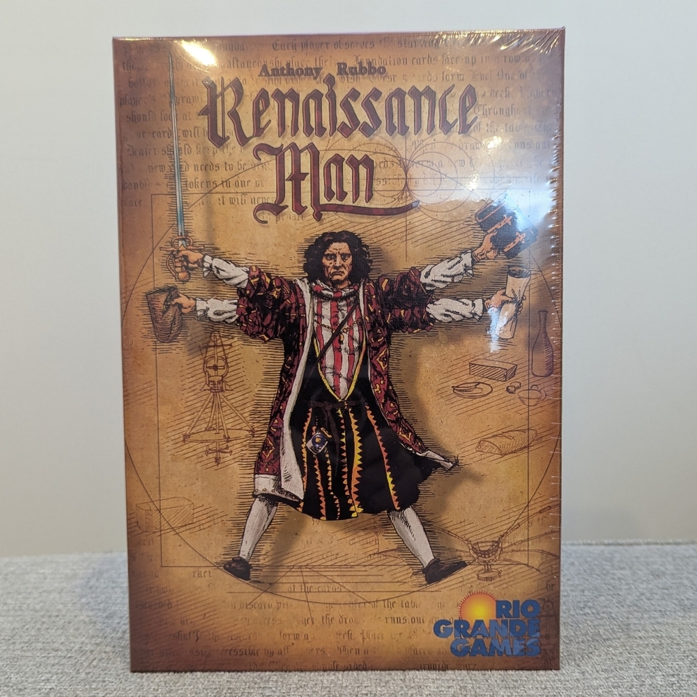 Renaissance Man Board Game New Sealed Family Strategy Rio Grande Games NIB